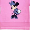 thumbnail image 5 of Mickey & Minnie Mouse Girls Sweatshirt -Jumbo Print, Chenille Patch & Embroidery Minnie Mouse Pullover- Sizes 4-16, 5 of 7