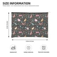 thumbnail image 4 of Fotbe Cute Rabbit And Flower Reusable Cosmetic Bag Makeup Bag for Women Large Travel Cosmetic Pouch Girls' Make Up Organizer, 4 of 8