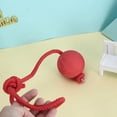 thumbnail image 4 of Interactive Puzzle Toy, Durable Rope Construction, Squeaky Ball Design, Mental Stimulation, Chew-resistant Material, for Energetic Dogs, Anti-boredom Activity, High-Tech Play Item | Polyester, Red, 4 of 9