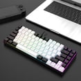 thumbnail image 3 of Teclado para juegos 80% 84 teclas Teclado mecánico con cable retroiluminado RGB Teclado mecánico compacto para juegos Teclado de computadora para computadora portátil PC Gamer ANGGREK Otros, 3 of 8