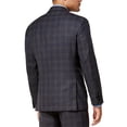 thumbnail image 2 of Ryan Seacrest Mens Plaid Modern-Fit Two Button Blazer Jacket, Grey, 42 Long, 2 of 4