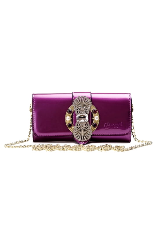 Queen's Crown Magnetic Clasp Crossbody Wallet & Purse