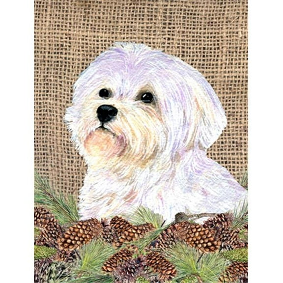 11 x 15 in. Maltese Garden Size Flag