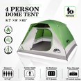 thumbnail image 2 of Carpa HAPPY TRAVEL Dome, 265 x 244 cm, impermeable para 4-6 personas, 2 of 9