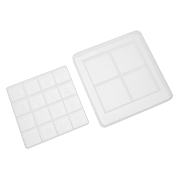 SWETRACE 1 Set Silicone Molds for Resin Diy Crafts Making White Square 11.2x0.47in
