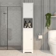 thumbnail image 2 of RST Brands Pinion MDF Linen Cabinet in White Veneer, 2 of 6