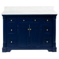 thumbnail image 5 of Sydney 48" Bathroom Vanity with Royal Blue Cabinet and Engineered Marble Top, 5 of 7