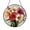 Acrylic 3.5 Inch, variant on August Gladiolus Flower Stained Glass Window Suncatcher, Symbolic Floral Art Hanging Decor for Home
