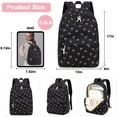thumbnail image 3 of Set de Mochilas Bluboon 3 en 1 para Niñas para la Escuela 30x16x43 cm, 3 of 7