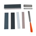 thumbnail image 1 of Guitar Fret File, Rubber Grip Guitar Fretboard Guard  Protection Stainless Steel 2 Edge File Lightweight  For Mandolin, 1 of 7