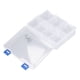thumbnail image 5 of Organizador de piezas pequeñas, caja de almacenamiento transparente de 7 rejillas, contenedor de almacenamiento de compartimentos de plástico PP con divisor extraíble, 5 of 12