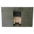thumbnail image 4 of Bellaterra Home 36" Single wall mount vanity in Linen Gray finish - cabinet only, 4 of 9