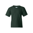 thumbnail image 2 of Gildan - Heavy Cotton Youth T-Shirt - 5000B - Forest Green - Size: M, 2 of 3