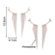 thumbnail image 2 of 2 pares de pendientes largos elegantes para mujer, pendientes de cadena colgantes para mujeres y niñas, pendientes de aleación en forma de arco, 2 of 5