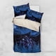 thumbnail image 1 of Nueva Zelanda Kea Bird Juego de Cama Tatuaje Maori y Helecho Plateado Estilo Matariki, 1 of 6