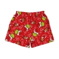 thumbnail image 5 of Dr. Seuss The Grinch Slim Fit Boxer Shorts Sleep Shorts Pajamas Christmas Red, 5 of 7