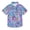 Iridescent Liquid Marble, variant on Small Short Sleeve Button Down Shirts Iridescent Liquid Marble Casual Shirt 3-10 Years