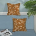 thumbnail image 5 of Fall Pillow Covers 18x18 Burnt Orange Cream Pumpkin Decor Throw Pillows Case for Couch Maple Leaves Autumn Harvest Thanksgiving Farmhouse Outdoor Decorative Cushion Cases for Sofa Bed Set of 2, 5 of 6