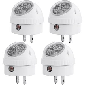 DEWENWILS 4-Pack LED Night Light Plug-In, Warm White