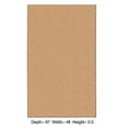 thumbnail image 4 of Benzara BM201165 5.58 x 4 ft. Hand Tufted Wool Rug with Jute Backing, Sisal Brown, 4 of 4