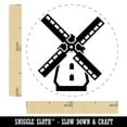 thumbnail image 2 of Dutch Windmill Self-Inking Rubber Stamp Ink Stamper - Blue Ink - Large 1-1/2 Inch, 2 of 7