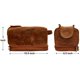 thumbnail image 3 of Neceser de viaje RUSTIC TOWN, piel auténtica, kit Dopp, marrón, 3 of 6