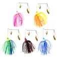 thumbnail image 1 of Señuelo de pesca, kits de cebos giratorios de plantilla de metal duro Swimbait para lubina, trucha, lucio, salmón, leucomas, 1 of 5