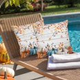 thumbnail image 5 of Outdoor Pillow Covers Waterproof Pillow Cases Protector Thanksgiving Harvest Pumpkin Leaf Pillowcase Pack of 2 Fall Foliage White Plank Throw Cushion Case for Pation,Couch,Living Room Sofa, 18x18 in, 5 of 9