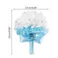 thumbnail image 5 of Necvior Durable Bridal Bouquet Artificial Flowers Wedding Flower with Crystal Ribbon Hand Bouquet for Bridesmaids Fake Flowers, 5 of 16