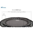 thumbnail image 2 of JumpSport 550f PRO Indoor Lightweight 44-Inch Folding Fitness Trampoline, Black, 2 of 9
