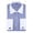 Multicolor, variant on Men's French Cuff Dress Shirt Stripe Formal Business Wedding Long Sleeve 1-Pack