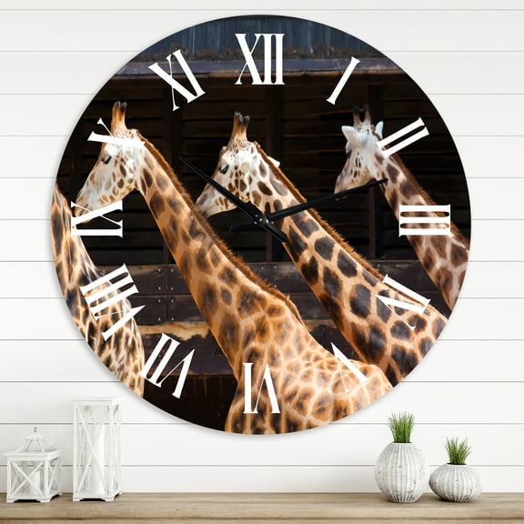 Designart 1 in Farmhouse Wall Clock