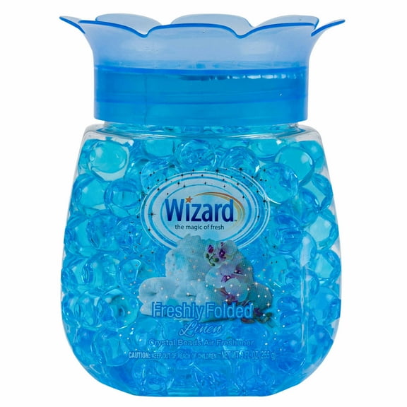 1 Wizard Fresh Linens Scented Crystal Beads Air Freshener Home Fragrance Aroma
