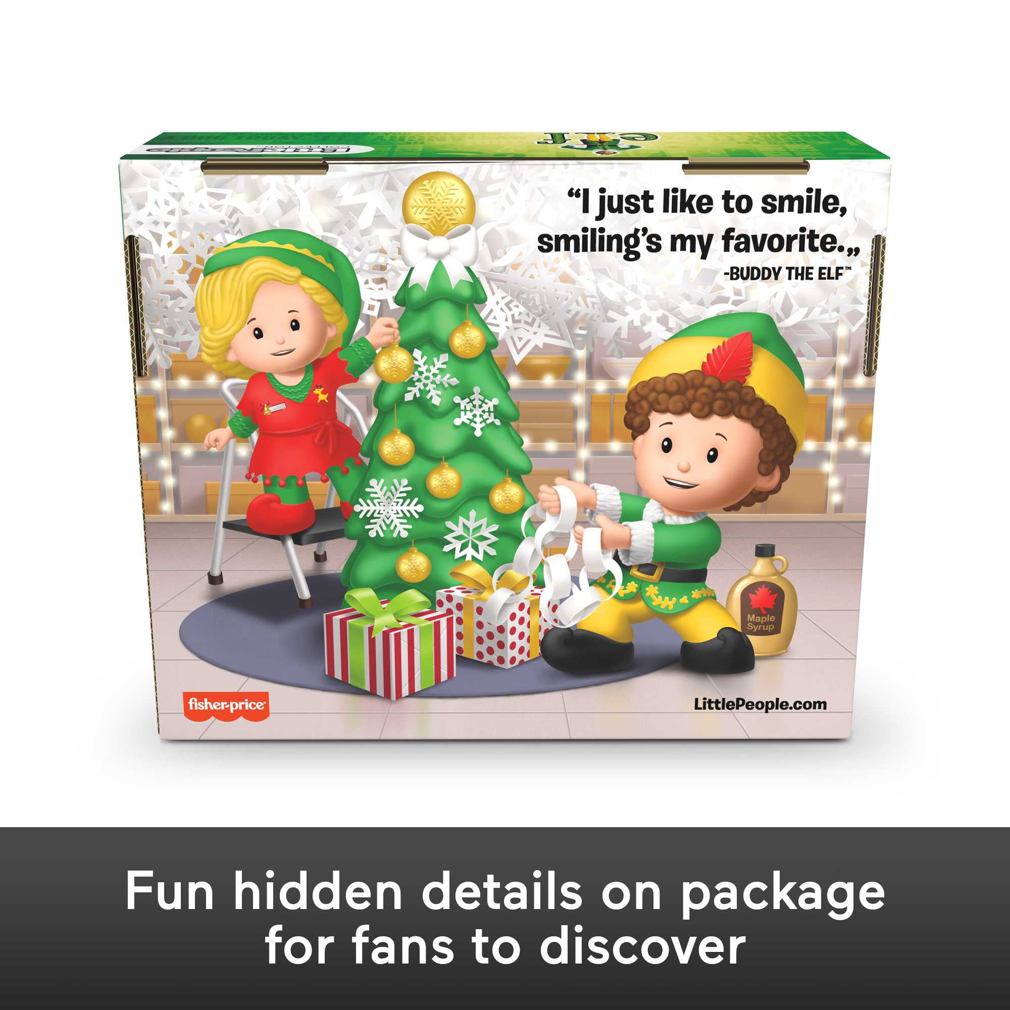 Little People Collector Elf Movie Special Edition Figure Set in Christmas Box for Adults & Fans