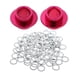 thumbnail image 1 of 100 Piezas de Arandelas de Anillos DYNWAVEMX Lavadora de velocidad para monopatines, 1 of 8