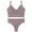 Gray, variant on snilers Sports Bras for Women U Back Bra and Panties 2 Piece Sets Push Up Bra with Bikini Thong Solid Color Sports Underwear Set