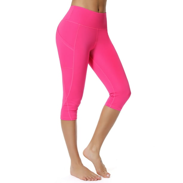 Fittoo - FITTOO Women Yoga Capris High Waist Tummy Control Power Flex ...