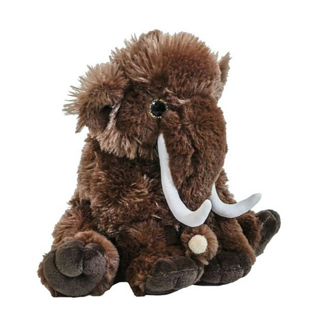 Make Your Own Stuffed Animal Cuddly Soft Wollie the Mammoth 8 inch Kit. No Sewing Required