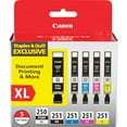 thumbnail image 4 of Canon PGI250XL Black High Yield and CLI251 BCMY Ink Cartridges 6432B011, 4 of 4