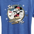 thumbnail image 3 of Disney Standard - Ski With Me - Women's Short Sleeve Graphic T-Shirt, 3 of 5
