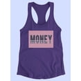 thumbnail image 3 of Money  Pink Banner Racerback Tank Women -Image by Shutterstock, Female Large, 3 of 4