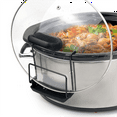 thumbnail image 3 of Slow Cooker Lid Holder Pot Lid Rack with Silicone Sink Stainless Steel Lid Organiser Pot Lid HolderFits Most Slow Cooker, 3 of 7