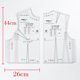 thumbnail image 5 of Regla de diseño de tela 1:1, dibujo a medida, plantilla, modelo, fabricación de patrones Conjunto de ropa de mujer, 5 of 5