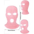 thumbnail image 5 of Zukuco 3 Pieces 3-Hole Full Face Cover Winter Outdoor Sport Knitted Face Cover Ski for Men Women, 5 of 7