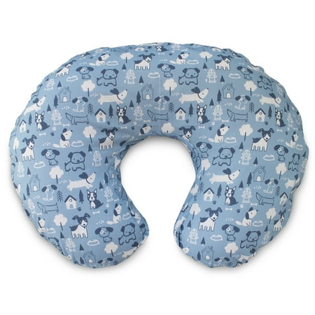 Boppy Original Nursing Pillow Slipcover Blue Dog Park Walmart Com