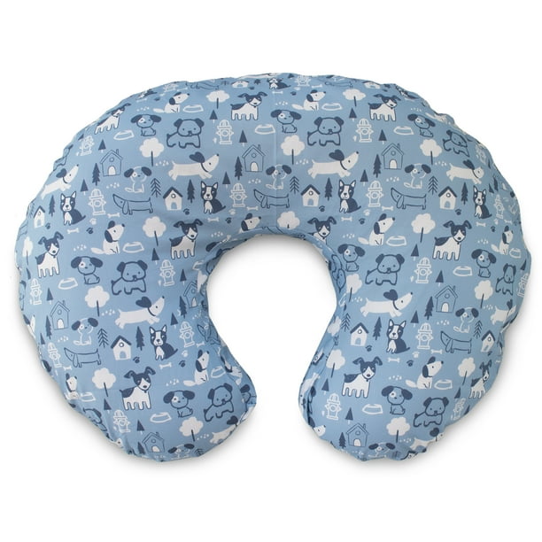 Boppy Original Nursing Pillow Slipcover Blue Dog Park