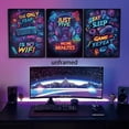 thumbnail image 2 of Hieng Video Game Wall Art Gaming Posters Gamer Wall Decor for Teen Boys Bedroom Graffiti Gamepad Headphones Canvas Prints Cool Pictures Pop Art Painting Men Room Decoration（Only canvas）, 2 of 6