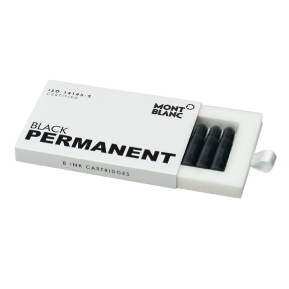 Mont Blanc Ink Cartridges Permanent Black MB107757
