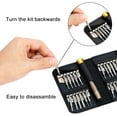 thumbnail image 5 of Precision Screwdriver Set, Universal Multi-Tool Repair Kit, 24 Bits + Handle, Magnetic Screwdriver with Wide Compatibility, in a Convenient Leather Case for Electronics & Home, 5 of 6