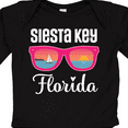 thumbnail image 4 of Inktastic Siesta Key Florida Beach Trip Girls Long Sleeve Baby Bodysuit, 4 of 5